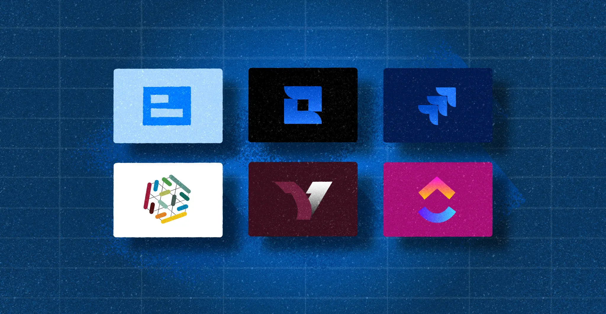 Logos for apps on this writer's list of the best agile portfolio management tools
