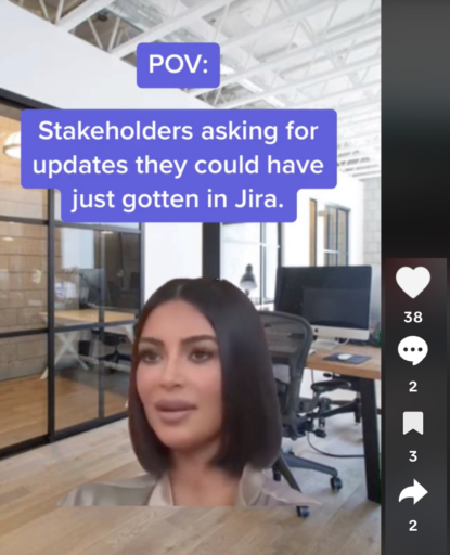 project management tiktok: kim kardashian as a stakeholder