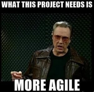 project management meme: christopher walken asking for more cowbell