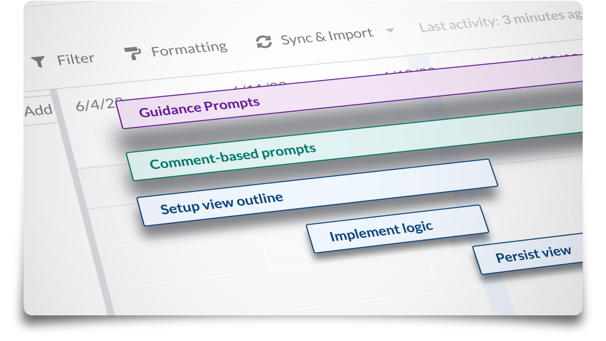 jira gantt chart in visor