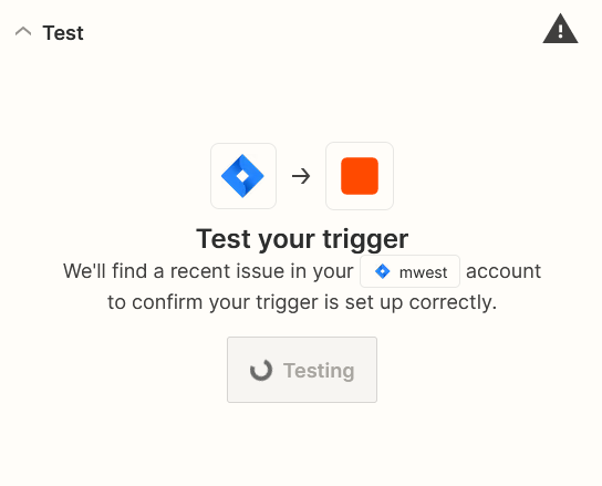 test trigger jira zapier screen