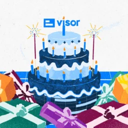visor birthday post